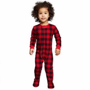 NWT Eddie Bauer Buffalo Plaid onesie 9 month